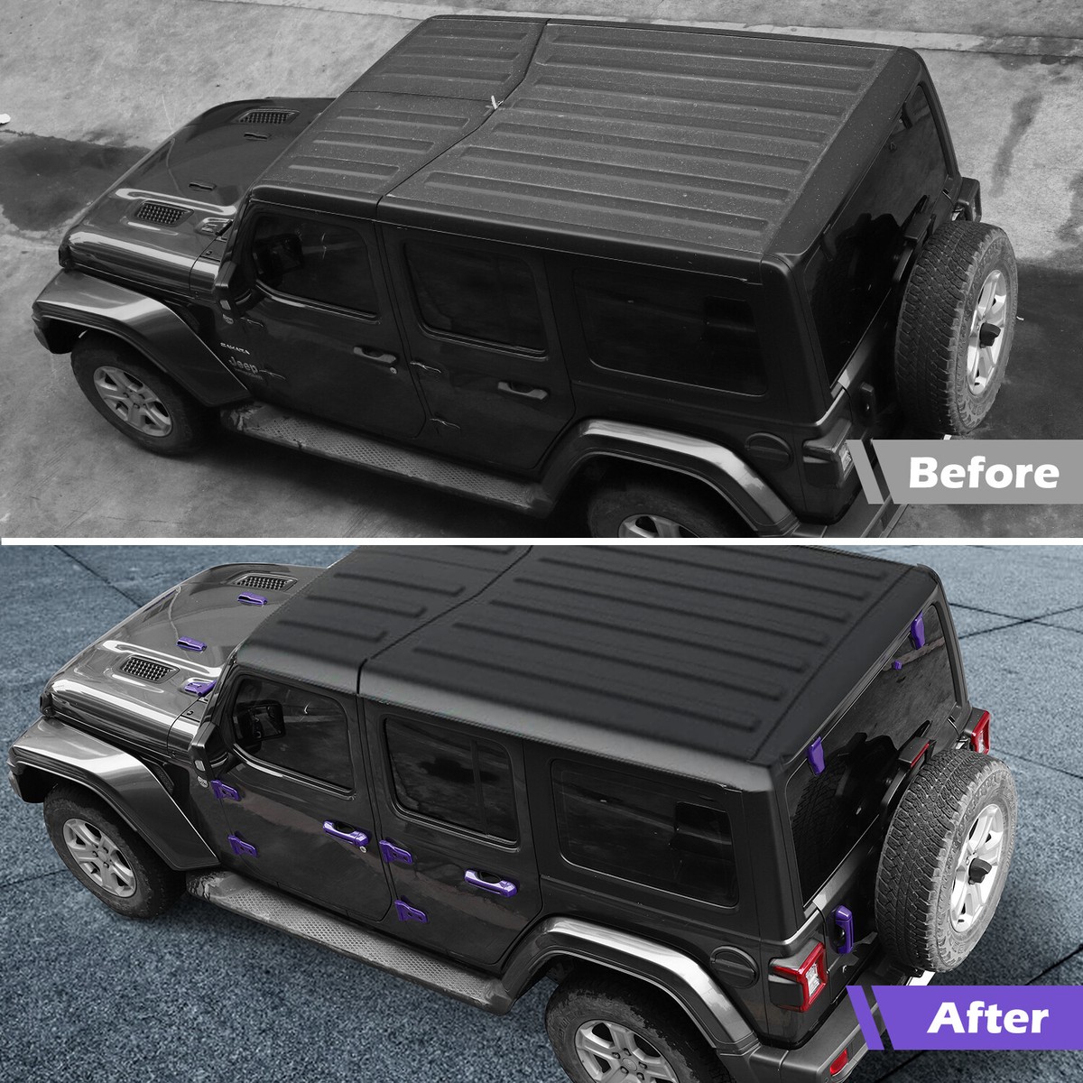 For Jeep Wrangler JL 18+Full Set Exterior Decor Cover Accessories