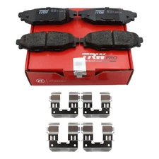 TRW Pro Rear Ceramic Slotted Brake Pads Set For Impreza Brz Forester WRX Legacy