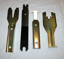 Windshield/Door Trim Tool Set 4 Pc Handle Spring Window Tool Panel Clip Removal