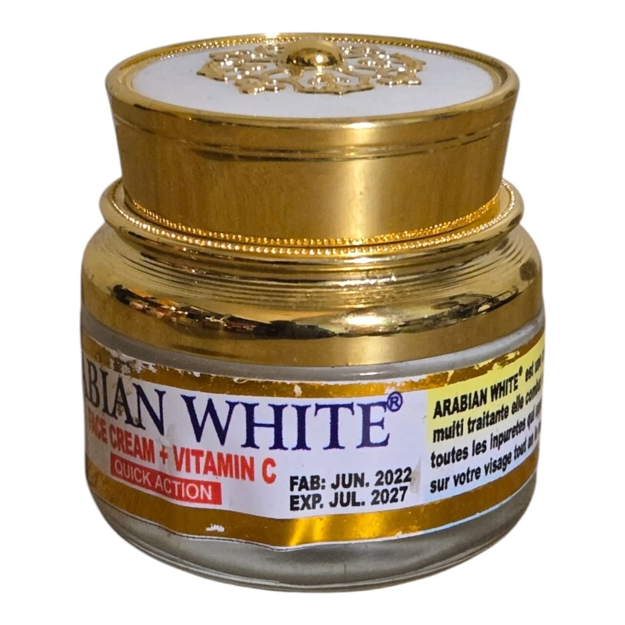 Arabian White FACE CREAM with Vitamin C. Quick Action 50nl X 1 Exp 2030