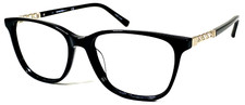MARCHON NYC M5008 001 Black/Light Silver 53-16-140 Eyeglasses Frame