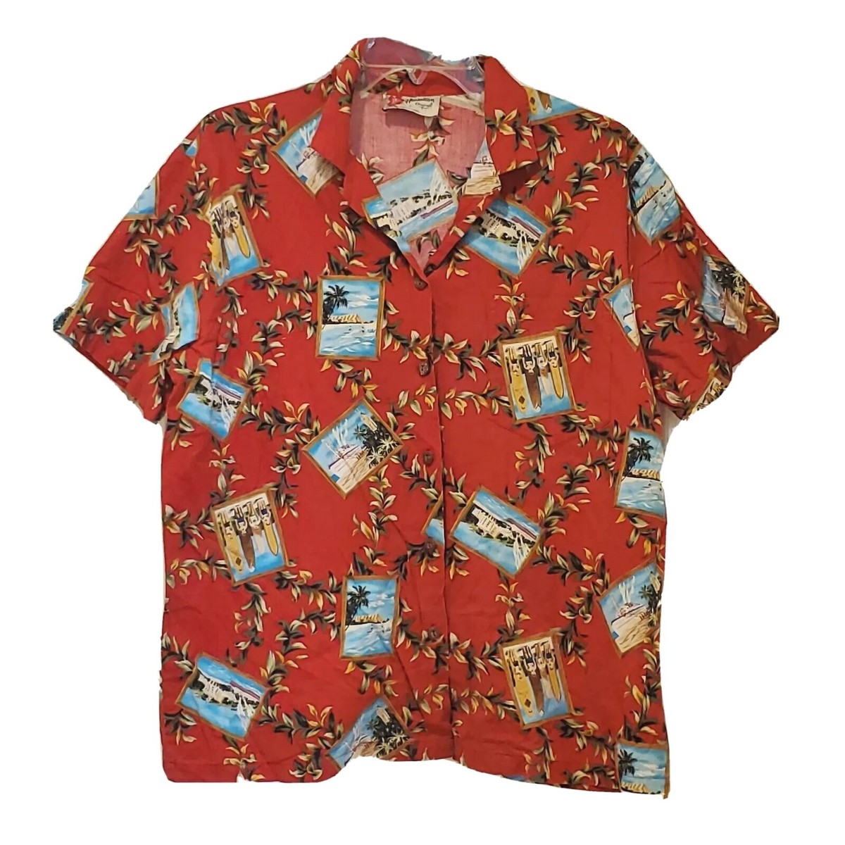 Hilo Hattie Hawaiian Shirt Women