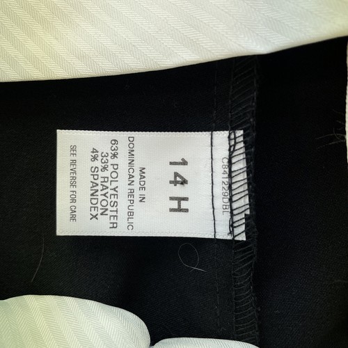 Chaps New Flat Front Dress Pants Black 14 Husky NWT Youth Boys - Picture 16 of 18
