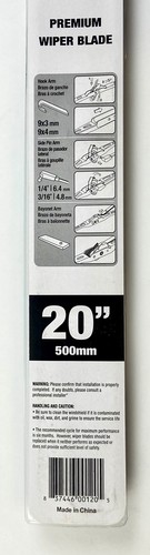 Autotex M6 Pro 20" Windshield Wipers Set of 5 - Picture 3 of 3