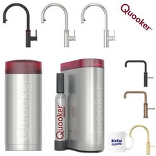 Quooker kochendes Wasser COMBI Reservoire & gek&uuml;hltes sprudelndes Wasser CUBE