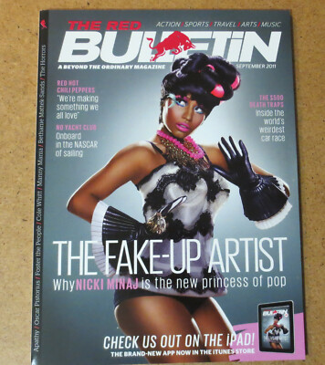 Red Bulletin Magazine RAPPER Nicki Minaj - sprinter - Oscar Pistorius - BET