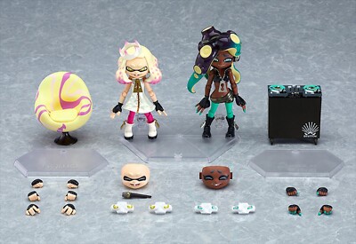 figma 507 Splatoon 2 Tentacles Action Figure Off the Hook Pearl