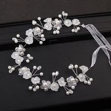 Flower Girl Headpiece for Wedding First Communion Bridal Hair Accessories for...
