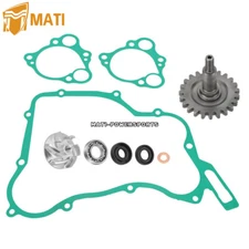 Water Pump Repair Kit Impeller Shaft Gear Gaskets Seals for Honda CR125R 1997-04
