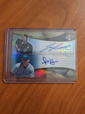2005 UD Reflections Ian Snell Scott Kazmir Dual Signatures Autograph