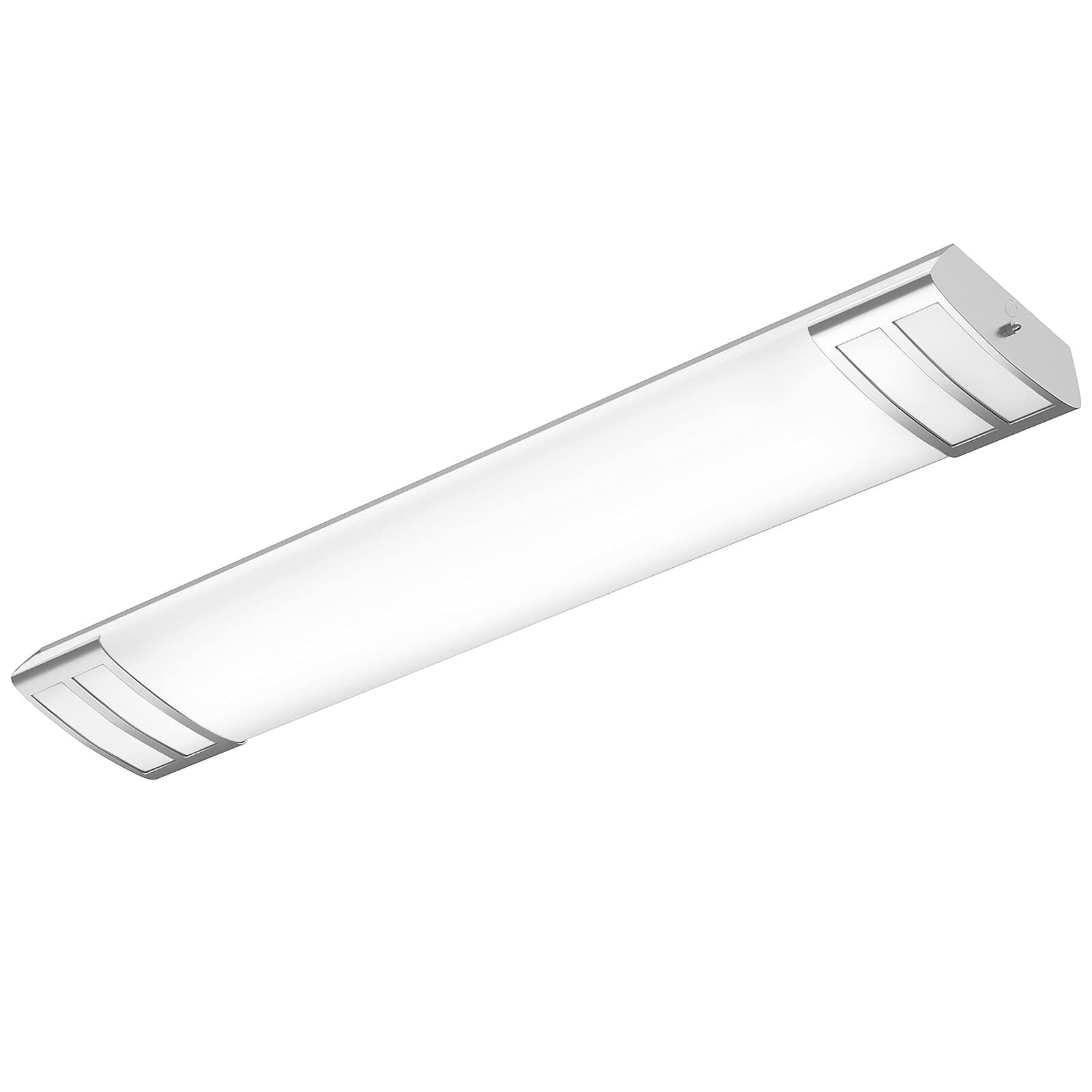 Dimmable 4FT LED Flush Mount Kitchen Light Fixtures, 50W 5600lm, 1-10V Dimmab...