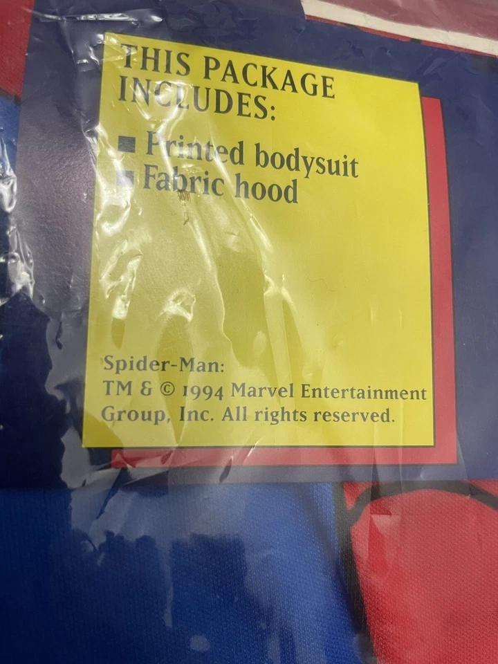 1994 复古未开封!!蜘蛛侠万圣节服装漫威 — 第 2/4 张图片