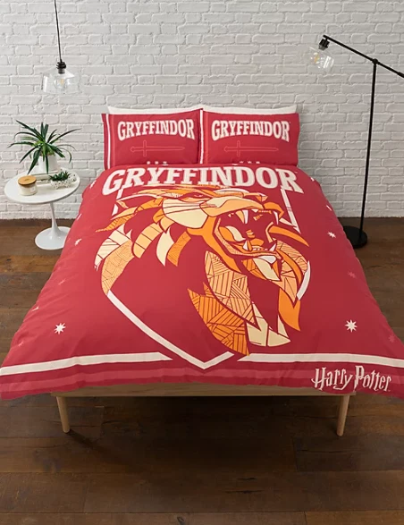 Harry Potter Gryffindor Symbol In Red Background Comforter Bedding