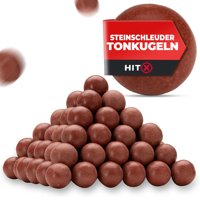 HITX Steinschleuder Munition Zwille Tonkugeln 100% Wasserlöslich Slingshot Ammo