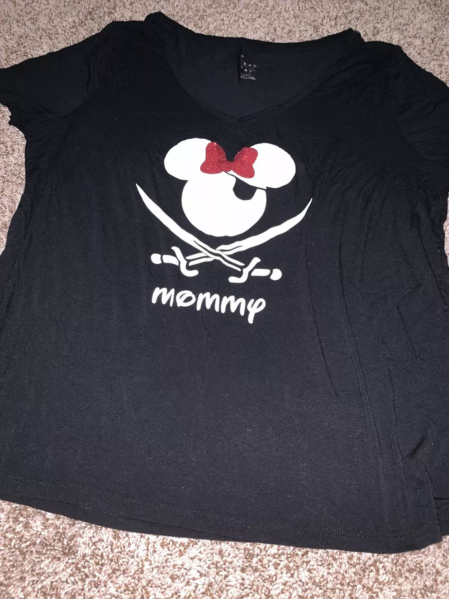 Disney Cruise Line Pirates Of The Caribbean Pirate Night Mickey Shirt Mom XL