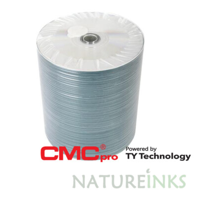 100 Taiyo Yuden CMC PRO PRINTABLE Blank CD-R 48x 52X 80min CD Discs Value Line