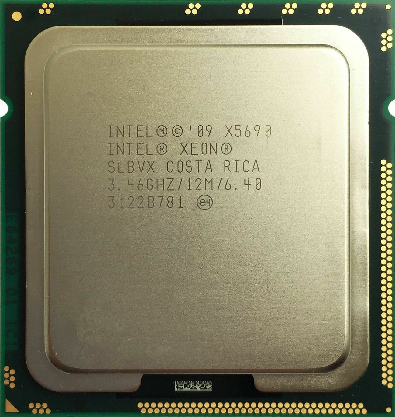 Intel Xeon X5690 3.46 GHz 6 Cores 6.4 GT/s 130 W Socket LGA1366