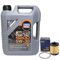 MotoröL Set 5W-30 5 Liter + ÖLfilter SH 452 P FüR Opel Vectra B Caravan
