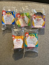 BARBIE McDonalds International Figurines 1995 Happy Meal Toy Complete Set of 5.