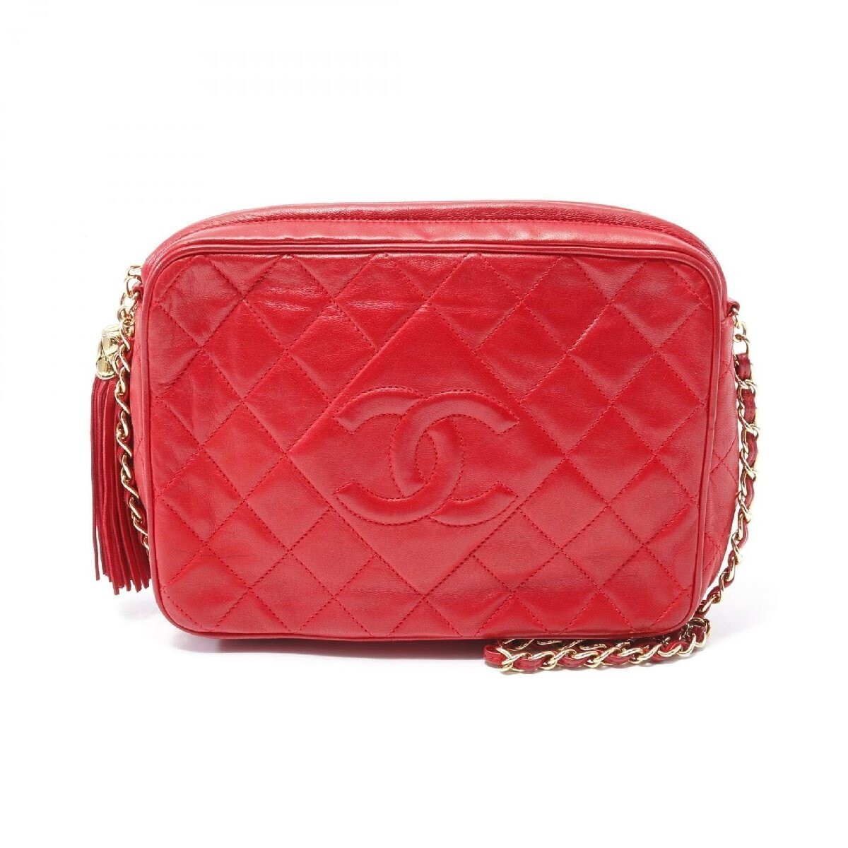 CHANEL Matrasse Lambskin Leather Shoulder Bag for Women