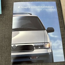 1997 Mercury Villager Xl Brochure 97 Gs Ls Nautica Minivan Brochure