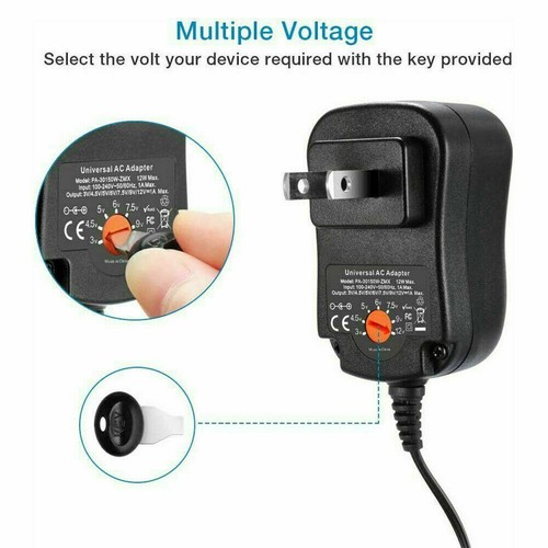 Universal AC zu DC einstellbares Netzgerät Ladegerät für Elektronik Neu - Bild 4 von 11