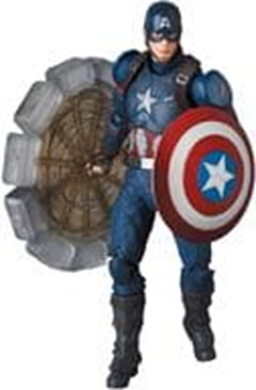 Экшн-фигурка MAFEX No.130 Captain America Avengers Endgame Marvel Medicom Япония - Изображение 3 из 4