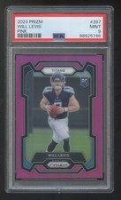 PSA 9 WILL LEVIS 2023 PANINI PRIZM ROOKIE RC PINK REFRACTOR SP  TITANS STAR QB