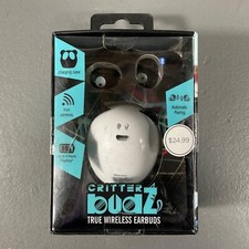 Critter BudZ True Wireless Bluetooth Earbuds Charging Case Automatic Pairing