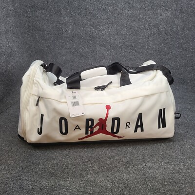 nike white duffle bag