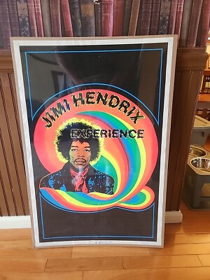年代物フェスポスターTHEDOORSMILESDAVISJimiHendrix Jimi Hendrix Experience Vintage Concert Poster from Fillmore East