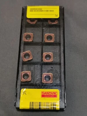 NEW SANDVIK 880-05 03 05H-C-GM 1044 Carbide Drill Inserts Grade 1044 10pcs box