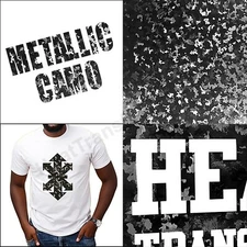 HT Metallic Camo HTV 20" x 1 Foot