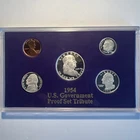 1954 US Government Tribute Proof Silver Set .999 National Collector Copies