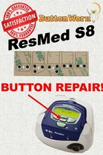 ButtonWorx™ EASY BUTTON REPAIR for ResMed S8 Elite Escape AutoSet Spirit Vantage