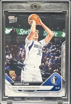 Cooper Flagg RARE ROOKIE RC NBA DEBUT INVESTMENT CARD MAVERICKS MINT