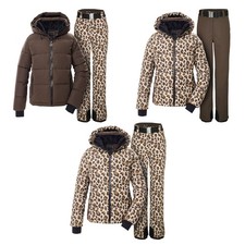 Killtec Skianzug Damen Frauen Skijacke + Hose 36-46 Leopard Muster Winterjacke