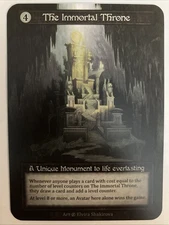 Unique The Immortal Throne Beta NM - Sorcery: Contested Realm Non-Foil