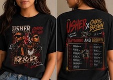 Usher Chris Brown R B Tour 2026 Unisex T-Shirt