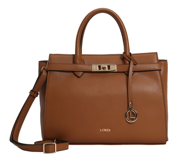L.Credi Konstanze Handle Bag Handtasche Cognac Hellbraun-image