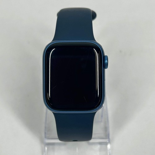 Cinturino sportivo sbloccato Apple Watch Series 7 41 mm blu abisso blu MKHC3LL/A - Foto 2 di 6