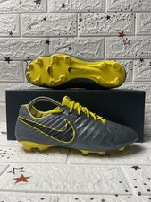 Nike Tiempo Legend 7 Elite FG Silver AH7238-070 US8 UK7 EUR41 Leather Boots