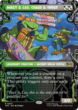 Teenage Mutant Ninja Turtles Singles Mikey & Leo, Chaos & Order - Foil - Show...
