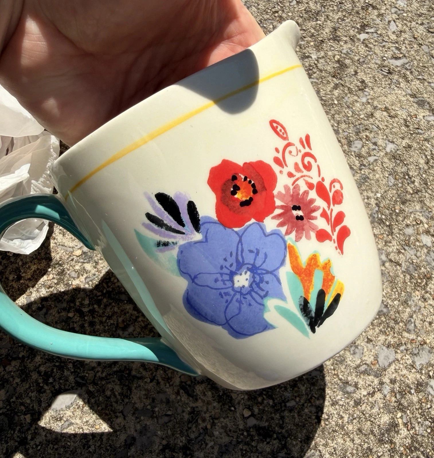 The Pioneer Woman Flea Market Floral 4 Cup Measuring Pitcher Ceramic