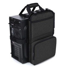 PC Tower Carrying Strap with Handle - Desktop Computer Case Belt Holder  Pocket