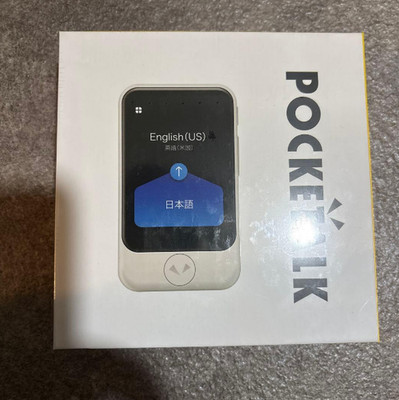 POCKETALK S Translator Global Communication eSIM (2years) 74 languages Black New