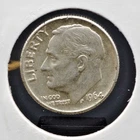 1964-P Roosevelt Dime 90% Silver US Mint Philadelphia