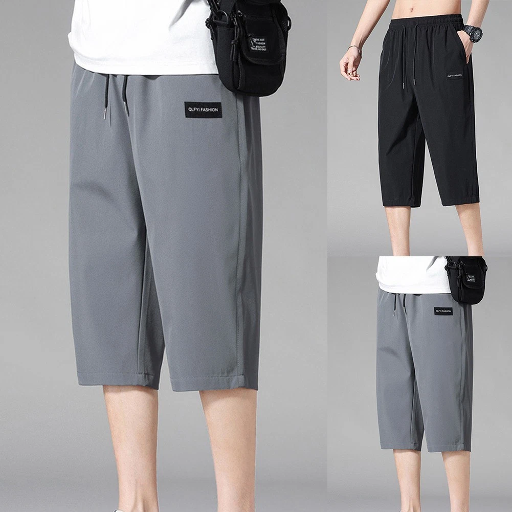 Men's Summer Shorts with Quick Dry Feature and Stretchy Elastic Waistband