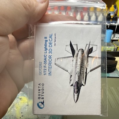 QTSQD72262 1:72 Quinta Studio 3D Decal - F-35A F-35C Lightning II (TAM kit)
