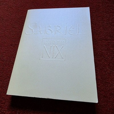 Sabriel by Garth Nix Uncorrected Book Proof UK Pearl Cover ARC Advance Copy